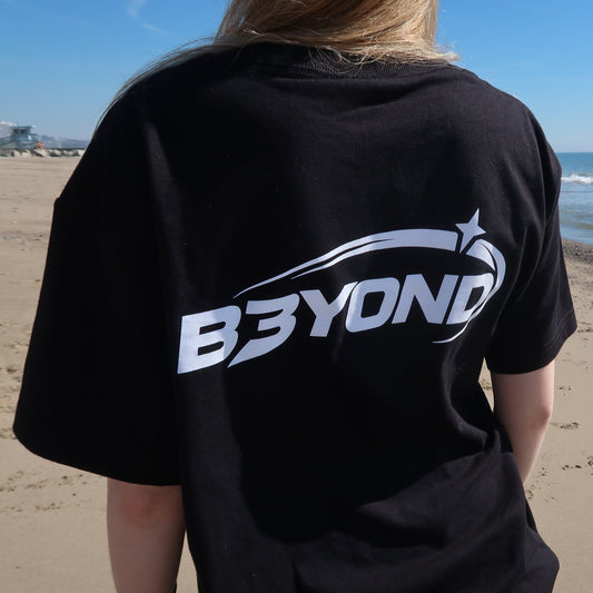 Black Heavyweight cotton T-shirt